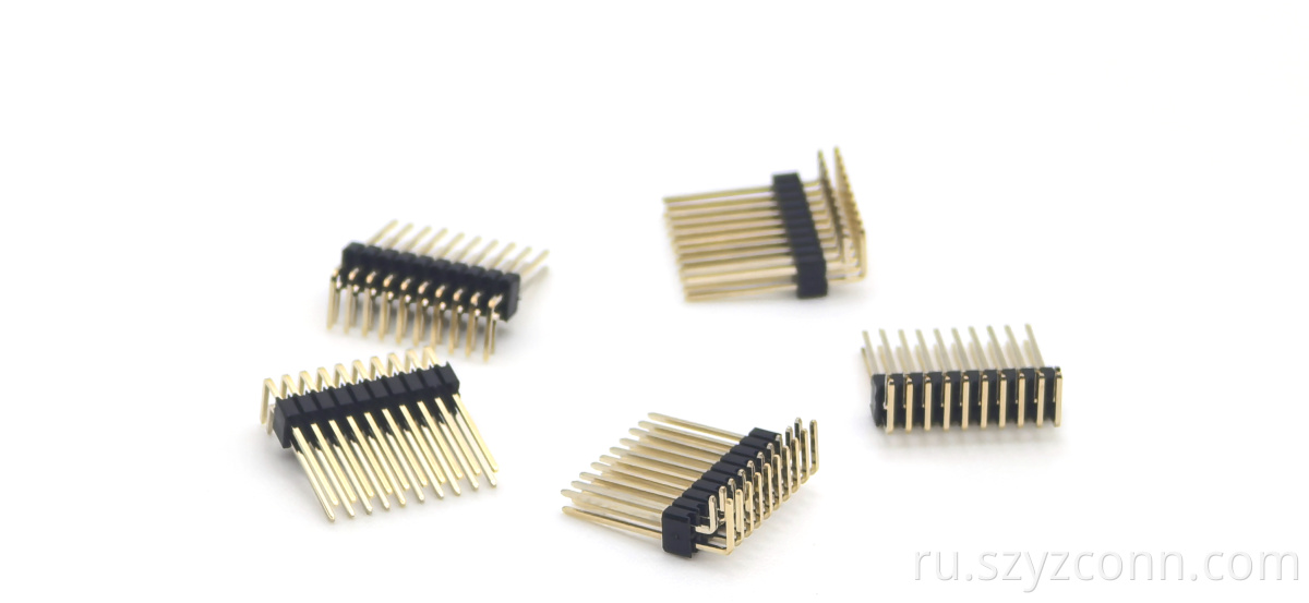 Штыревой разъем 1,27 мм, высота 2,0 мм. 1.27mm pin header h2.0mm